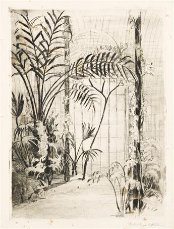 Bochoráková-Dittrichová, Helena (1894-1980) Zahrada Snu, Cyklus sesti suchych jehel. [Dream Garden, Cycle of Six Drypoints]